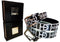 HEED NYC Classic Black & White Genuine Leather "HD" Embossed Belt